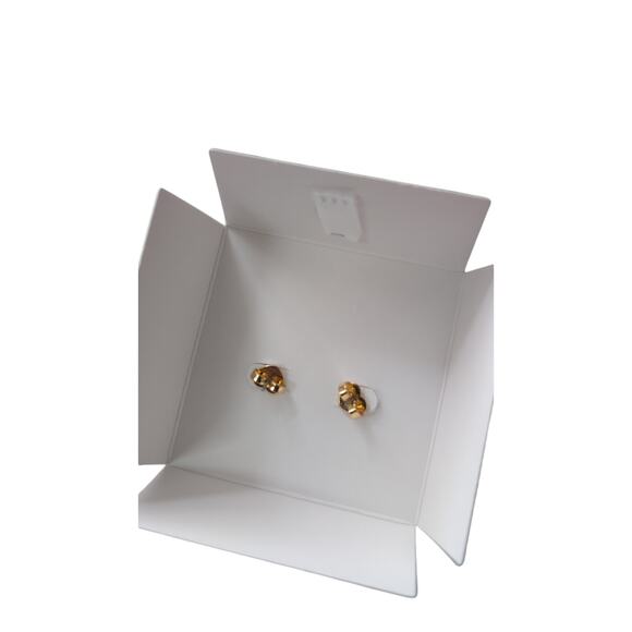 Kate Spade New York Pearl & Gold Flower Stud Earrings (NWT) - Picture 3 of 3